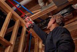 Milwaukee Tool M18 Short Throw Press Tool with PEX Crimp Jaw Milwaukee Tool M18 Short Throw Press Tool with PEX Crimp Jaw