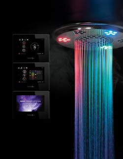 ThermaSol serenity light sound rain shower head ThermaSol serenity light sound rain shower head