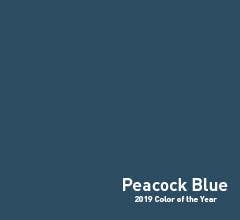 Kelly-Moore color of the year 2019 Peacock Blue Kelly-Moore color of the year 2019 Peacock Blue