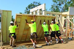 Covestro Purewall panelized wood frames Covestro Purewall panelized wood frames