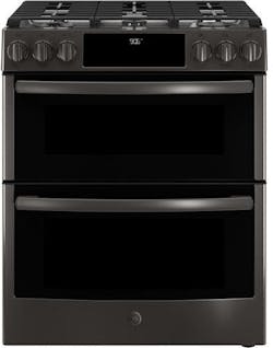 3 GE Profile 30 Inch Smart Slide In Gas Range in black stainless steel range front 59d3e0d1a8bb0 3c710 3 GE Profile 30 Inch Smart Slide In Gas Range in black stainless steel range front 59d3e0d1a8bb0 3c710