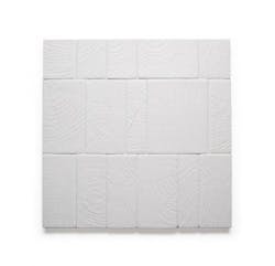 Ann Sacks Anello porcelain tile in white Ann Sacks Anello porcelain tile in white
