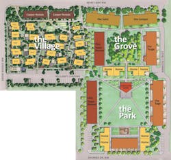 Phase one plan of Grow clustered single-family homes Phase one plan of Grow clustered single-family homes