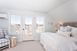 Bedroom with walk-out balcony Bedroom with walk-out balcony