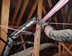 Quality Matters Ducts Damaged Vapor Barrier Quality Matters Ducts Damaged Vapor Barrier