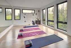 2019 Professional Builder Design Awards Gold Infill common space yoga room 2019 Professional Builder Design Awards Gold Infill common space yoga room