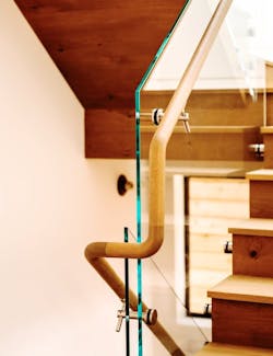 2019 Professional Builder Design Awards Gold Infill stair handrail detail wood 2019 Professional Builder Design Awards Gold Infill stair handrail detail wood