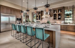 2019 Professional Builder Design Awards Gold Single-Family Production kitchen 2019 Professional Builder Design Awards Gold Single-Family Production kitchen