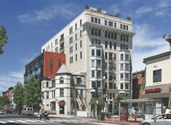 2019 Professional Builder Design Awards Gold Award Multifamily 10Eleven exterior 2019 Professional Builder Design Awards Gold Award Multifamily 10Eleven exterior