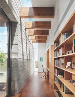 2019 Professional Builder Design Awards Gold Custom Home light filled hallway 2019 Professional Builder Design Awards Gold Custom Home light filled hallway