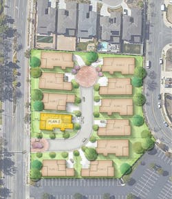 2019 Professional Builder Design Awards Silver Single Family over 3100 sf Miraval II site plan 2019 Professional Builder Design Awards Silver Single Family over 3100 sf Miraval II site plan