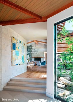 2019 Professional Builder Design Awards Bronze Custom Home entry and living 2019 Professional Builder Design Awards Bronze Custom Home entry and living