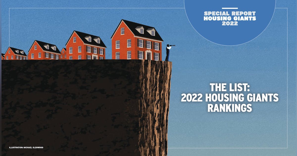 Builder Rankings by Revenue 2022 Housing Giants List Pro Builder