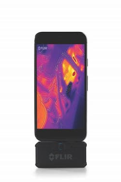 Flir One Pro thermal camera phone app Flir One Pro thermal camera phone app