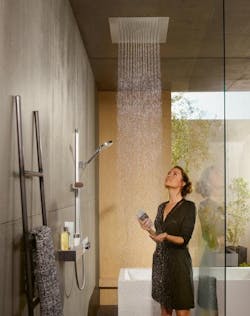 Hansgrohe Raindance E overhead rain shower Hansgrohe Raindance E overhead rain shower