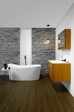 Wetstyle Wave Bath tub wall hung vanity black faucet finish Wetstyle Wave Bath tub wall hung vanity black faucet finish