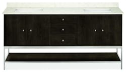 Room and Board Bath Collection linear Ash with stain Room and Board Bath Collection linear Ash with stain