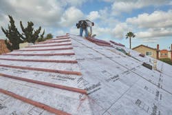 Boral Roofing MetalSeal Underlayment installed Boral Roofing MetalSeal Underlayment installed
