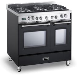 Verona Prestige 36 inch Double Oven Black Side Verona Prestige 36 inch Double Oven Black Side