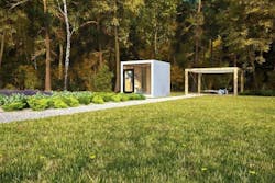 Aux box prefab outbuilding Aux box prefab outbuilding