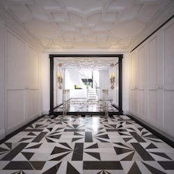 TileBar Vanessa Deleon Art Deco Colllection installed TileBar Vanessa Deleon Art Deco Colllection installed