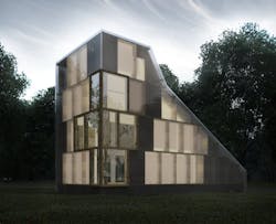 ClipHut Structural Building System two story house ClipHut Structural Building System two story house