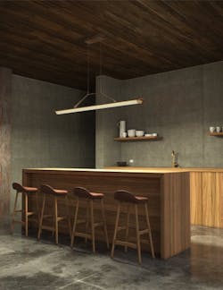 Cerno Group Penna Collection Linear Pendant Context Kitchen Cerno Group Penna Collection Linear Pendant Context Kitchen