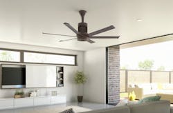 Big Ass Fans i6 Ceiling fan Oil Rubbed bronze Open Plan Big Ass Fans i6 Ceiling fan Oil Rubbed bronze Open Plan