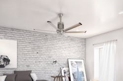 Big Ass Fans i6 Ceiling Fan Silver Brick Loft Big Ass Fans i6 Ceiling Fan Silver Brick Loft