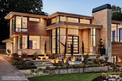 Kolbe Windows Doors VistaLuxe AL LINE House Night Shot SOD101 Kolbe Windows Doors VistaLuxe AL LINE House Night Shot SOD101