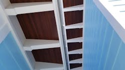 Versatex PVC with Aqua-DIY GrainEx Stain and top coat Versatex PVC with Aqua-DIY GrainEx Stain and top coat