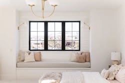 Black vinyl windows vs. black Fibrex® material windows Black vinyl windows vs. black Fibrex® material windows