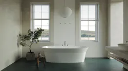 The James freestanding bathtub from Acquabella
