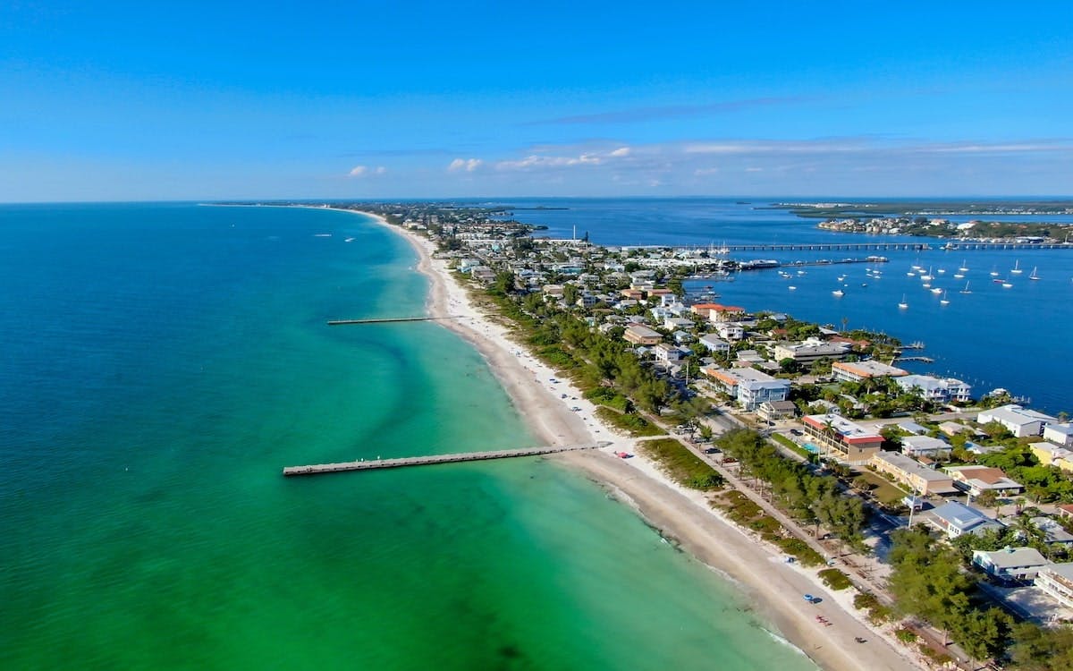 Aerial view of Cortez, Fla.