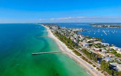 Aerial view of Cortez, Fla. Aerial view of Cortez, Fla.