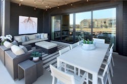 Outdoor Entertainment space (Photo: Miller & Smith) Outdoor Entertainment space (Photo: Miller & Smith)