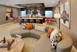 Optional recreation room (Photo: Miller & Smith) Optional recreation room (Photo: Miller & Smith)