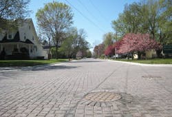 permeable paving to manage stormwater in Charles City, Iowa permeable paving to manage stormwater in Charles City, Iowa