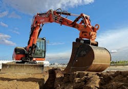 backhoe excavation digging foundation backhoe excavation digging foundation