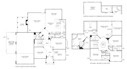 floor plans for the Montgomery model at Brightwell Crossing floor plans for the Montgomery model at Brightwell Crossing