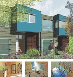 The Lancaster Net Zero Energy live/work townhomes The Lancaster Net Zero Energy live/work townhomes
