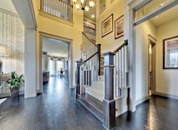 Home interior of an American Classic Series model home by Darling Homes Home interior of an American Classic Series model home by Darling Homes