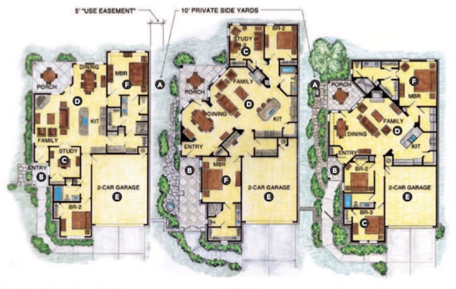 Zero-Lot-Line Designs | Pro Builder