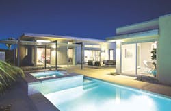 Guest House With Swimming Pool At Murano In Palm Springs, Calif Guest House With Swimming Pool At Murano In Palm Springs, Calif