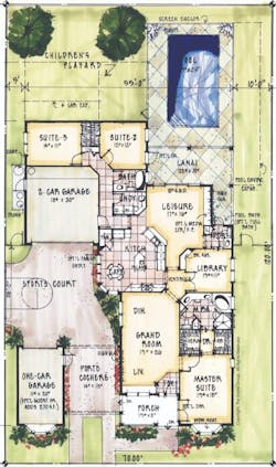 Evans Group design for a casita (plan option 1) Evans Group design for a casita (plan option 1)