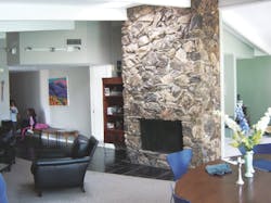 1960s home interior living space before remodeling 1960s home interior living space before remodeling