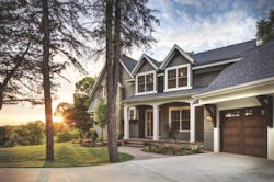 LP SmartSide engineered wood siding options on a home LP SmartSide engineered wood siding options on a home