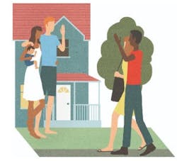 Young Homebuyers Illustration Michael Kirkham Young Homebuyers Illustration Michael Kirkham