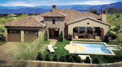 pool and outdoor living space at Mirador, in San Juan Capistrano in California pool and outdoor living space at Mirador, in San Juan Capistrano in California