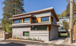 Lanefab Two Birds ADU Vancouver, exterior from alley Lanefab Two Birds ADU Vancouver, exterior from alley